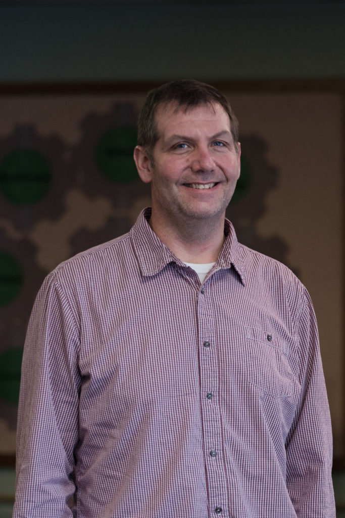 A portrait of a Gerry Volpe, the Coordinator of Disability Services at Castleton University